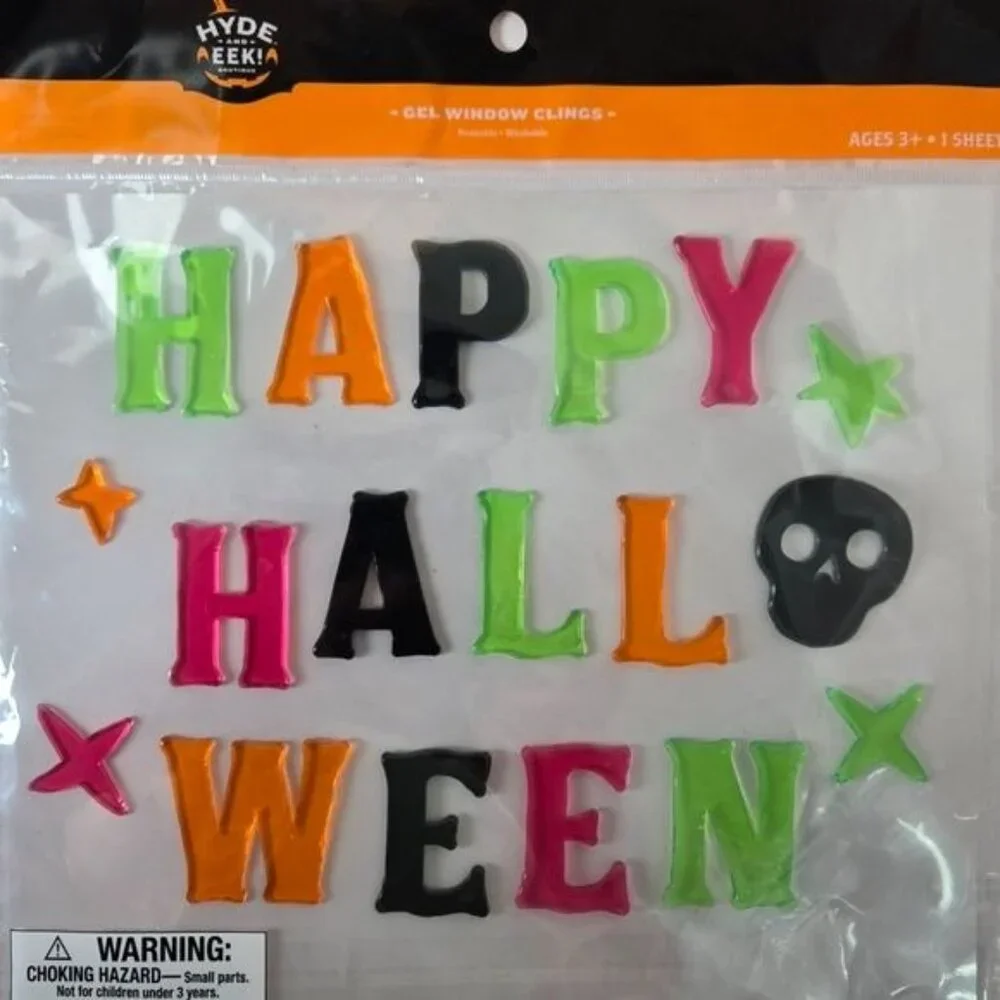 🎃 Happy Halloween‎ Gel Window Clings